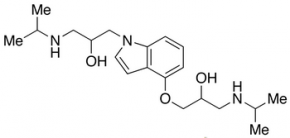 1-[4-[2-Hydroxy-3-[(1-methyl-ethyl)amino]propoxy]-1H-indol-1-yl]-3-[(1-methylethyl)amino]propan-2-ol